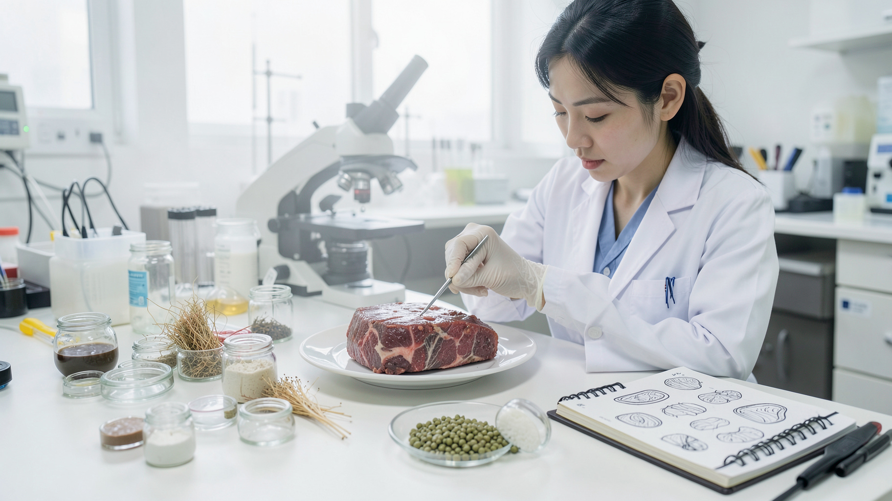 韓国・慶尚国立大学の立体型ハイブリッド培養肉は、ステーキの食感と霜降りにどこまで迫ったか