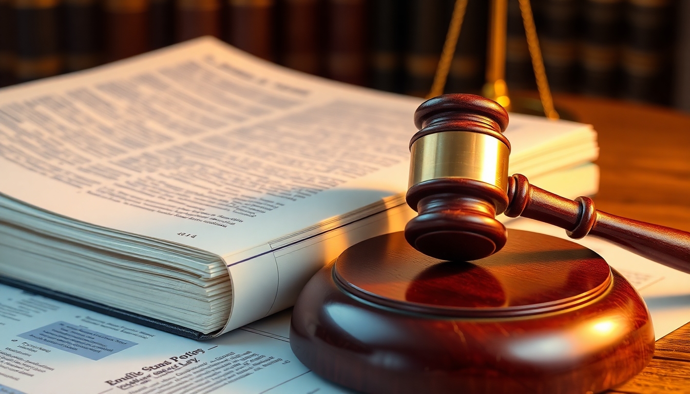 法令集とハンマー、規制フレームワークを示すアイコンが並ぶイメージ